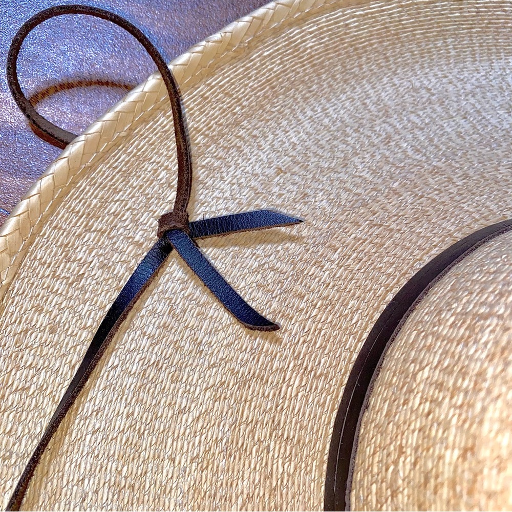 Stetson • Bryce Palm Leaf Straw Gus Western Hat - Picture 6 of 12